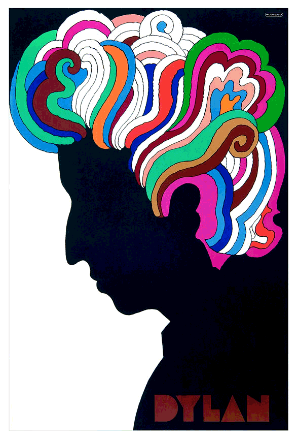 Milton-Glaser Affiche Bob Dylan