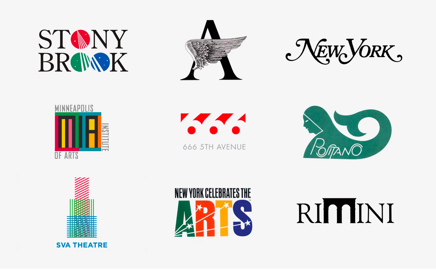Milton Glaser logos