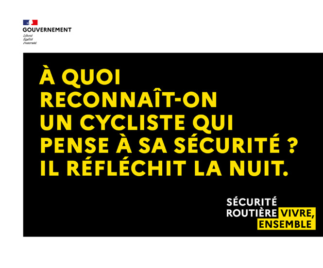 Campagne sécurité routière cycliste